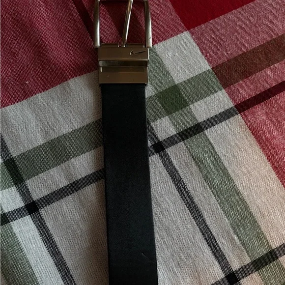 Nike Black Synthetic Leather Men’s Belt Size 38 - Picture 2 of 5